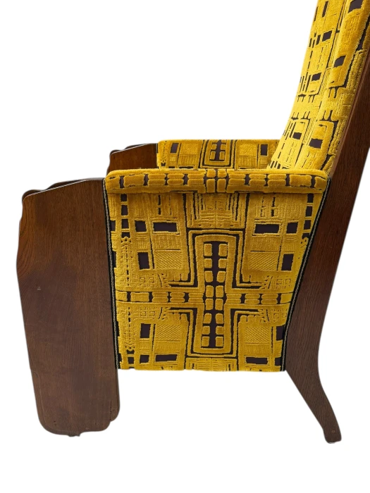 Art Deco Amsterdamse School Lounge Chair by Cornelis van der Sluys, 1918